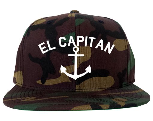 El Capitan Anchor Captain Mens Snapback Hat - Image 5