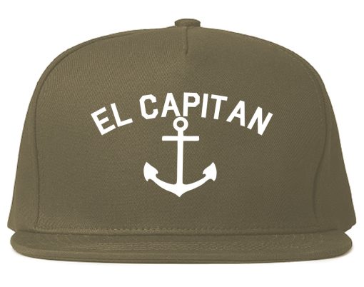 El Capitan Anchor Captain Mens Snapback Hat - Image 3