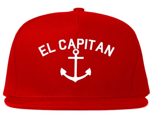 El Capitan Anchor Captain Mens Snapback Hat - Image 4