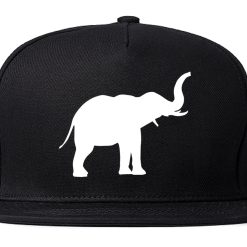 Elephant Animal Chest Mens Snapback Hat