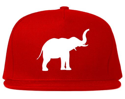 Elephant Animal Chest Mens Snapback Hat - Image 4