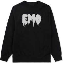 Emo Goth Mens Crewneck Sweatshirt