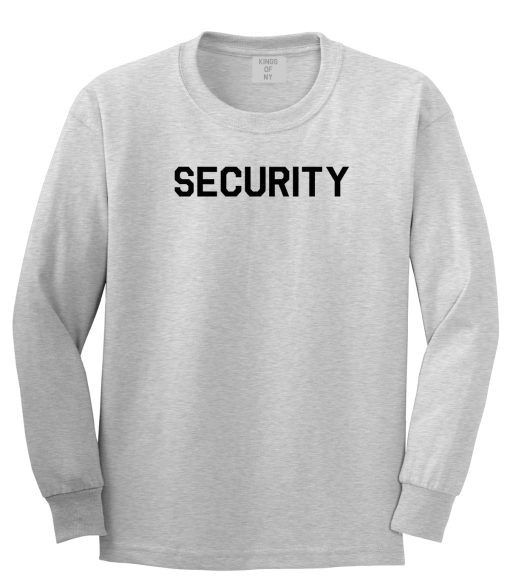 Event Security Uniform Mens Long Sleeve T-Shirt - Image 3