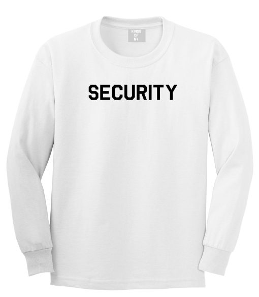 Event Security Uniform Mens Long Sleeve T-Shirt - Image 2
