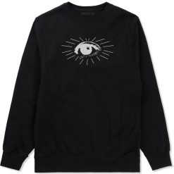 Eyeball Eyes Print Mens Crewneck Sweatshirt