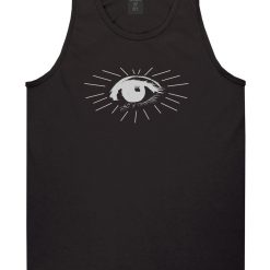 Eyeball Eyes Print Mens Tank Top Shirt