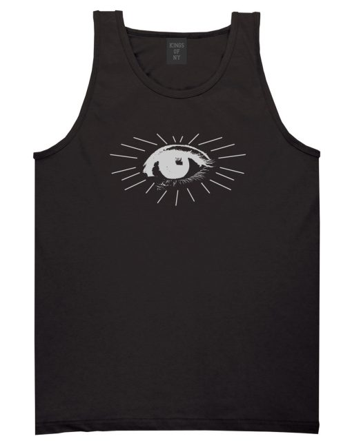 Eyeball Eyes Print Mens Tank Top Shirt