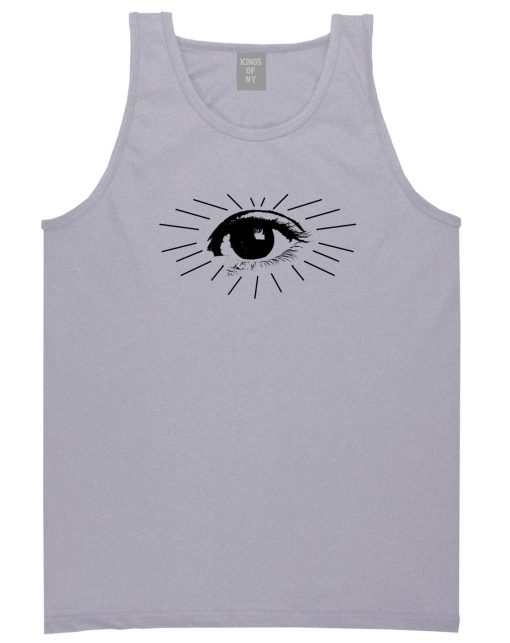 Eyeball Eyes Print Mens Tank Top Shirt - Image 3