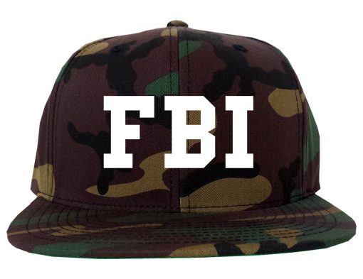 FBI Law Enforcement Mens Snapback Hat - Image 5