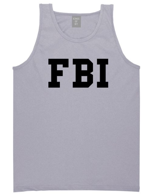 FBI Law Enforcement Mens Tank Top Shirt - Image 3