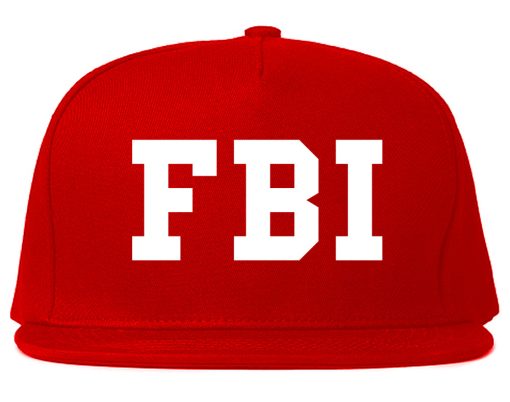 FBI Law Enforcement Mens Snapback Hat - Image 4