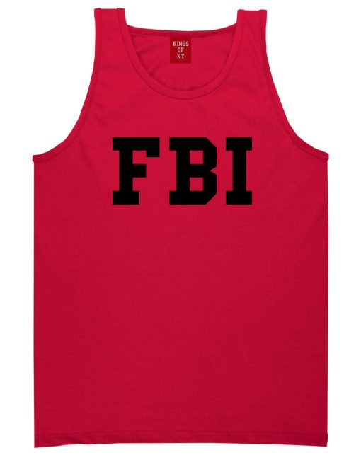 FBI Law Enforcement Mens Tank Top Shirt - Image 4