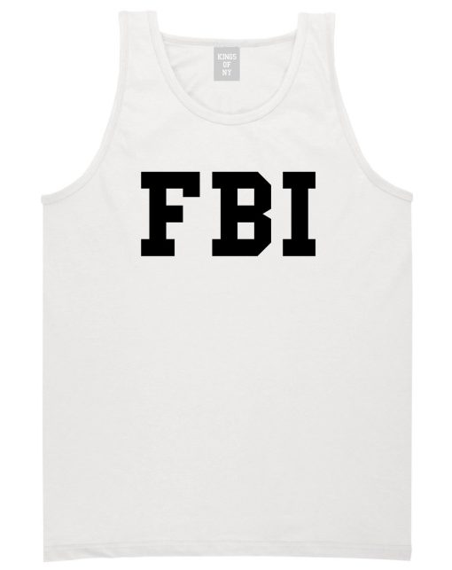 FBI Law Enforcement Mens Tank Top Shirt - Image 2