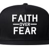 Faith Over Fear Mens Snapback Hat