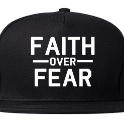Faith Over Fear Mens Snapback Hat