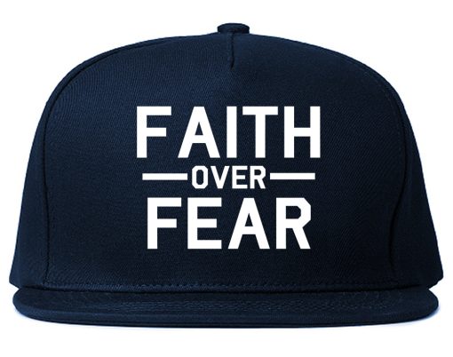 Faith Over Fear Mens Snapback Hat - Image 2