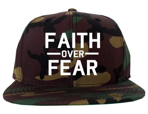 Faith Over Fear Mens Snapback Hat - Image 5