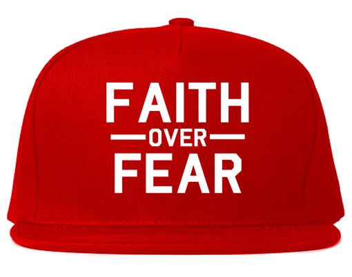 Faith Over Fear Mens Snapback Hat - Image 4