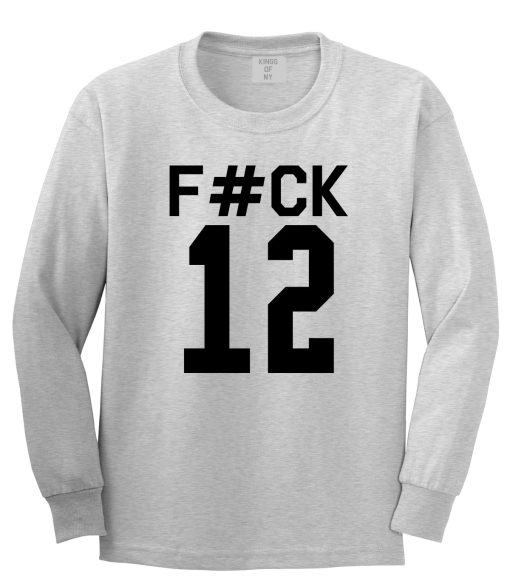 Fck 12 Police Brutality Mens Long Sleeve T-Shirt - Image 3