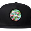 Flamingo Circle Snapback Hat