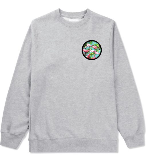 Flamingo Circle Crewneck Sweatshirt - Image 3
