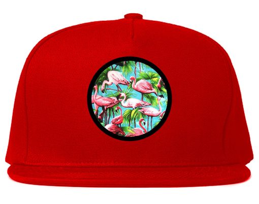 Flamingo Circle Snapback Hat - Image 4