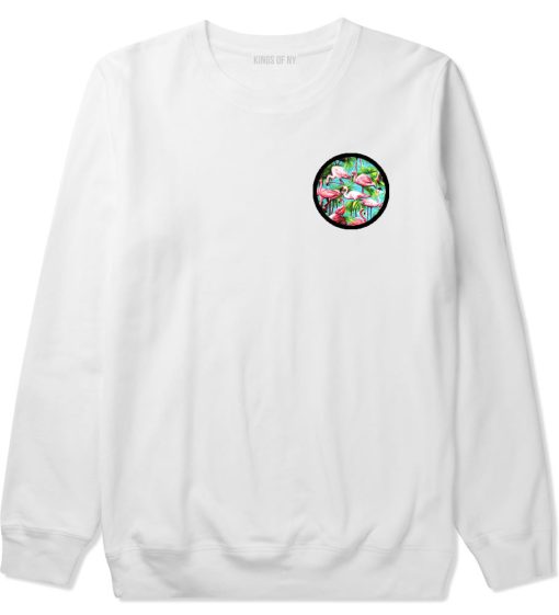 Flamingo Circle Crewneck Sweatshirt - Image 2