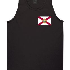 Florida State Flag FL Chest Mens Tank Top T-Shirt