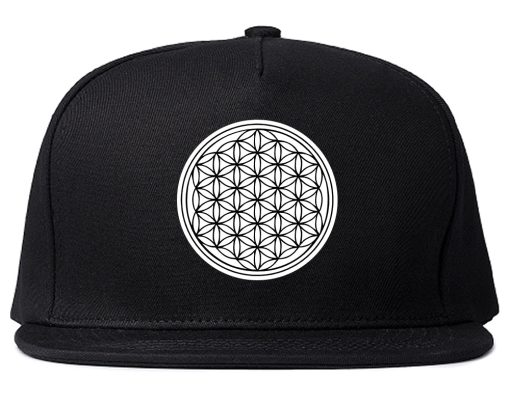 Flower Of Life Chest Mens Snapback Hat