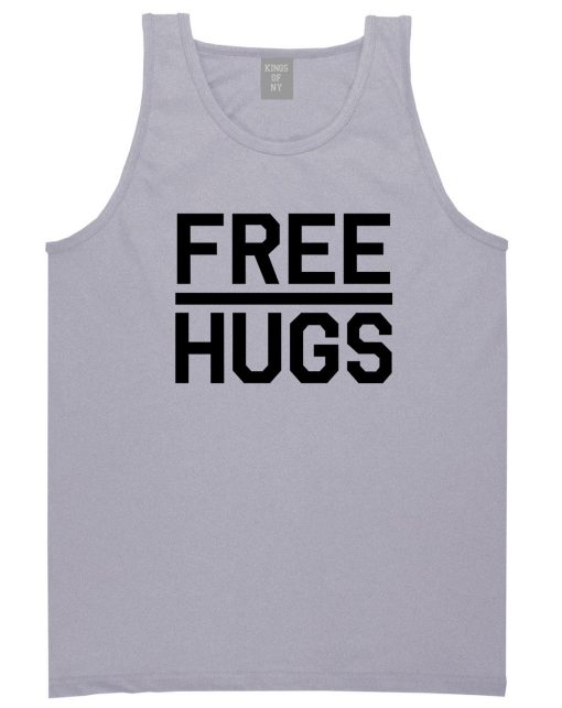 Free Hugs Funny Mens Tank Top Shirt - Image 3