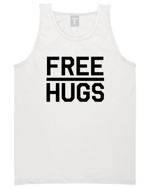 Free Hugs Funny Mens Tank Top Shirt - Image 2