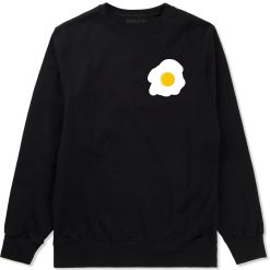 Fried Egg Breakfast Chest Mens Crewneck Sweatshirt