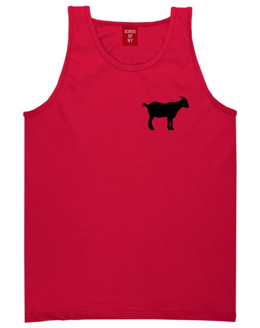 Goat Animal Chest Mens Tank Top Shirt - Image 4