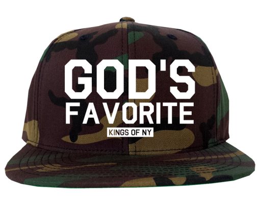 God's Favorite Kings Of NY Mens Snapback Hat - Image 5