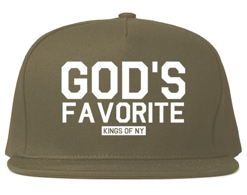 God's Favorite Kings Of NY Mens Snapback Hat - Image 3