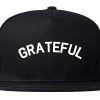 Grateful Thankful Mens Snapback Hat