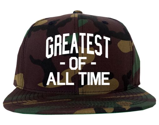Greatest Of All Time GOAT Mens Snapback Hat - Image 5