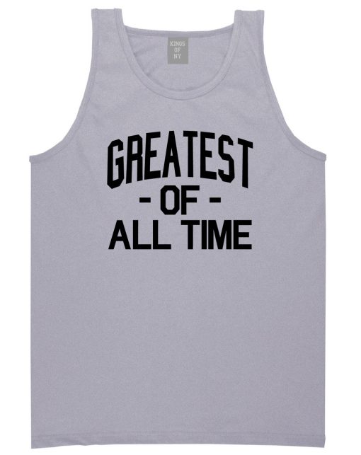 Greatest Of All Time GOAT Mens Tank Top Shirt - Image 3