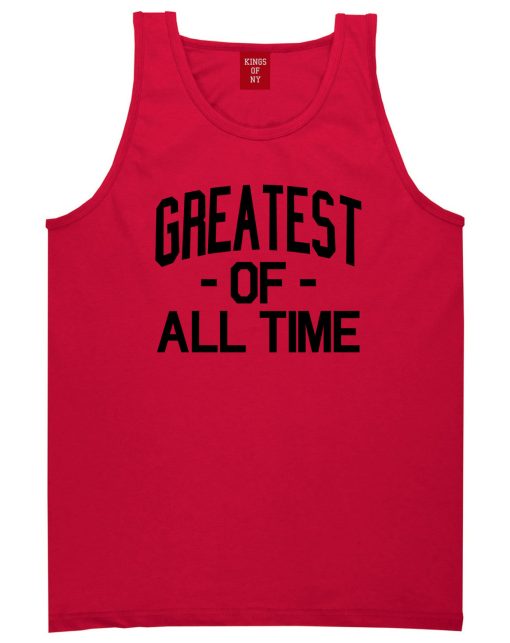 Greatest Of All Time GOAT Mens Tank Top Shirt - Image 4