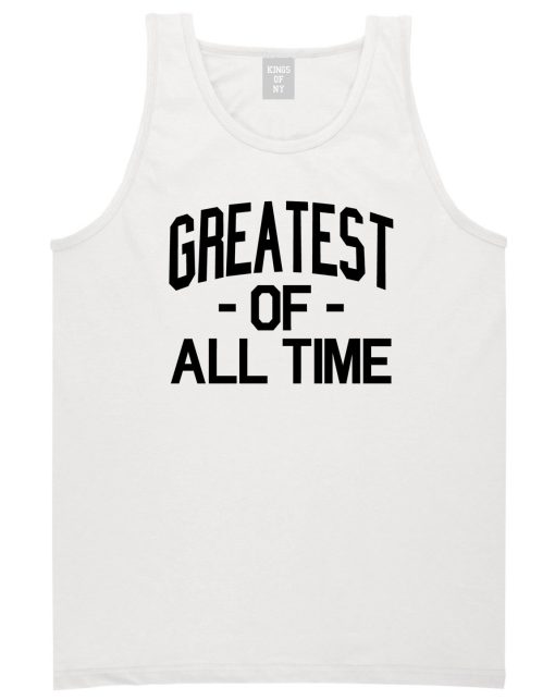 Greatest Of All Time GOAT Mens Tank Top Shirt - Image 2