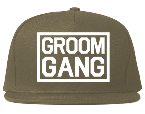 Groom Gang Bachelor Party Mens Snapback Hat - Image 3