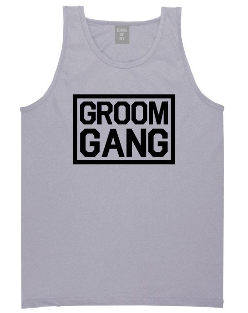 Groom Gang Bachelor Party Mens Tank Top Shirt - Image 3