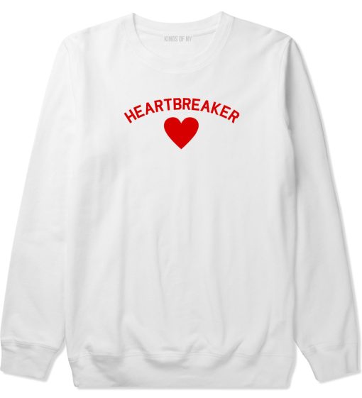 Heartbreaker Valentines Day Mens Crewneck Sweatshirt - Image 2