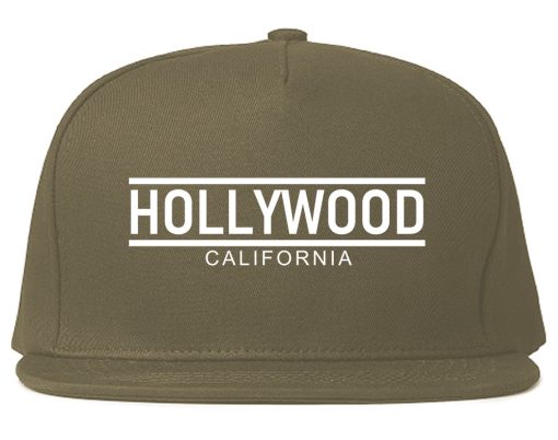 Hollywood California City Lines Mens Snapback Hat - Image 3