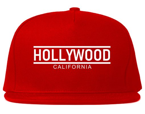 Hollywood California City Lines Mens Snapback Hat - Image 4
