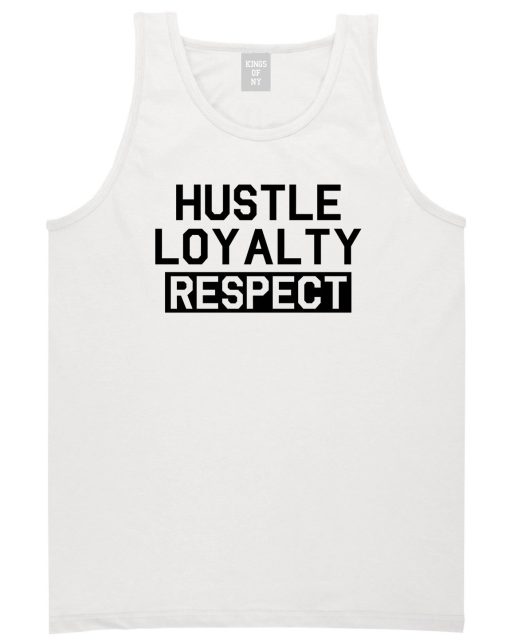 Hustle Loyalty Respect Mens Tank Top Shirt - Image 2