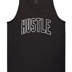 Hustle Outline Mens Tank Top T-Shirt