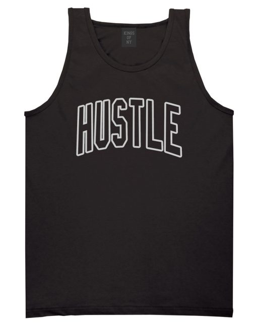 Hustle Outline Mens Tank Top T-Shirt