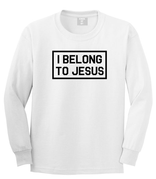 I Belong To Jesus Mens Long Sleeve T-Shirt - Image 2