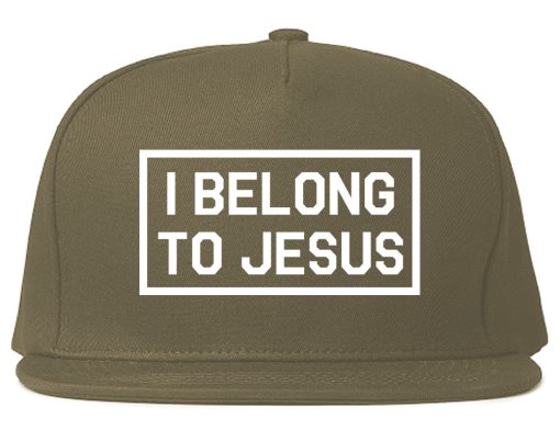 I Belong To Jesus Mens Snapback Hat - Image 3